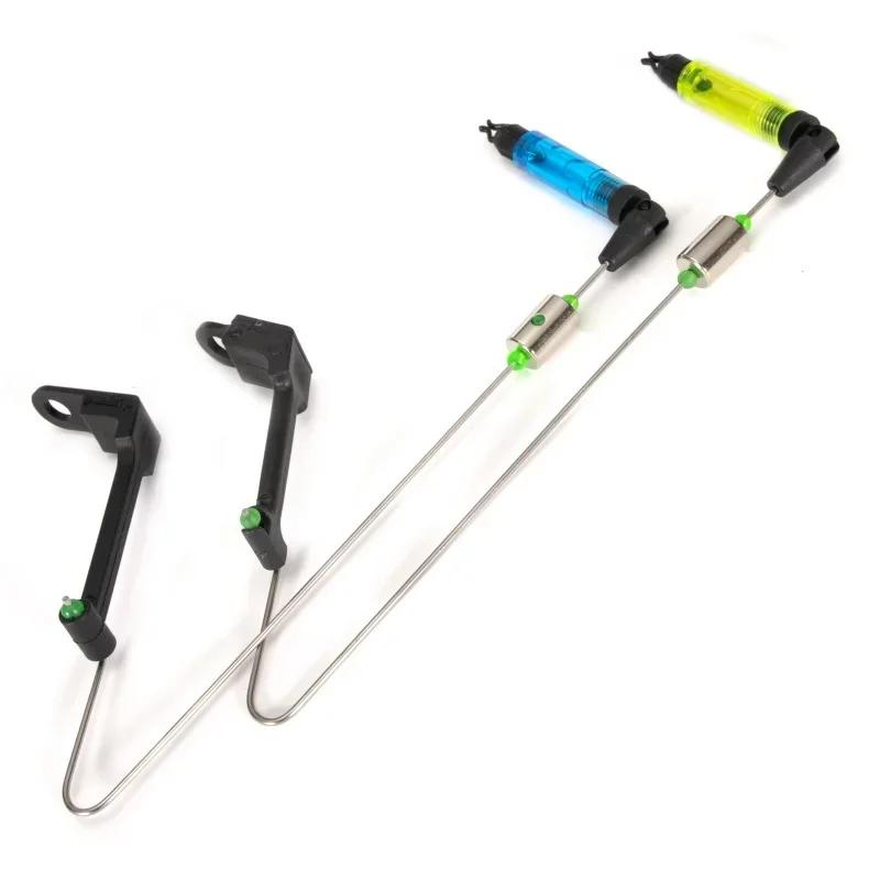 Car Fishing European Carp Fishing Alarm Swing Signal Sea Pole Stainless Steel Receiver Fishing Gear 2Color Fishs Equipment