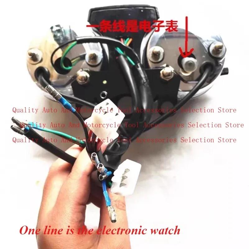 Motorcycle Instruent Tachometer Speedometer for Honda Jialing CM125 SDH125 125cc 1/2 Cables Tacho Speed Meter Clock Assembly