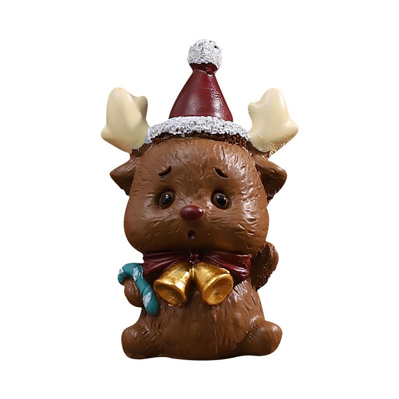 Mini-Weihnachtsschmuck: Niedliche Harzdekorationen für Kinder, kleine Geschenke und Tischbäume