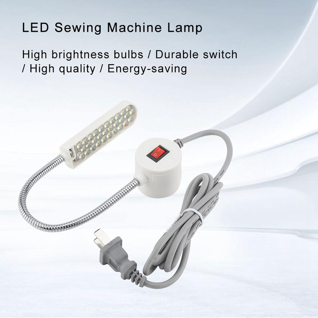 30LEDs Sewing NaMachine Light Working Gooseneck Lamp with Magnetic Base
