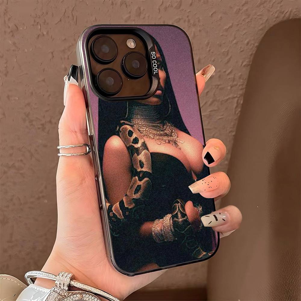 Nicki Minaj Rapper Phone Case For IPhone 16 15 14 13 12 11 Pro Max 17 Plus Colorful Cover