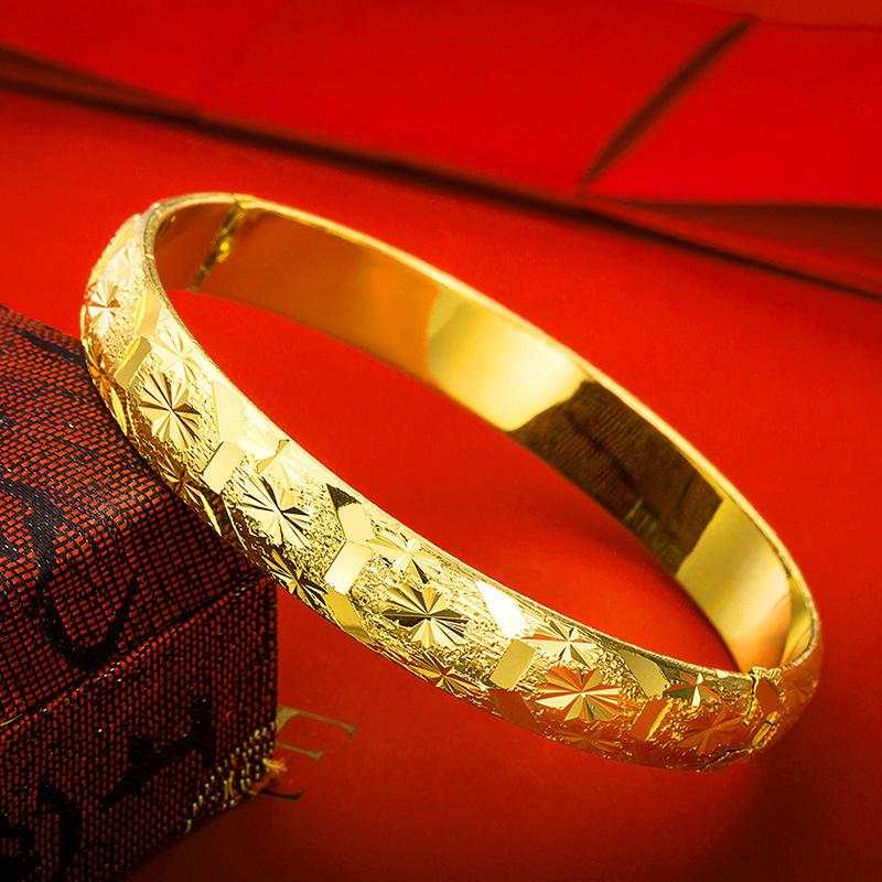 Women's Vietnamese Gold Sand Star Bracelet - Durable Copper Alloy, Popular Cross-Border Accessory