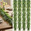 Plastic Faux Boston Fern Garland 180CM Length Greenery Garland Wall Hanging Plant Garden Wall