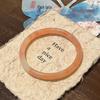 Elegant Chinese Style Jingle Bracelet: Ice-Transparent, Non-Fading Round Bangle Collection