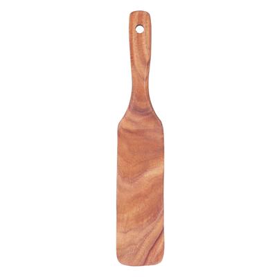 Teak Spatel Holz Steak Pizza Kochen Salat Braten Spatel für Werbegeschenke HeimkücheGroße Schaufel 13,8x2,4inch