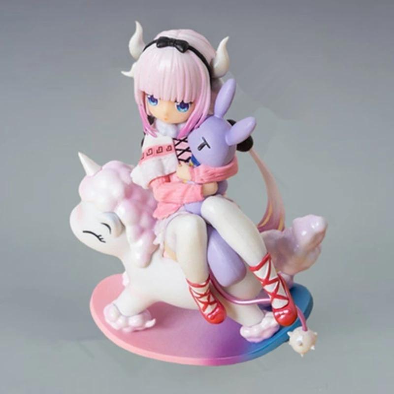 14CM Niedliche Kobayashi Kanna Kamui Anime Miss Kobayashi's Dragon Maid Trojanisches Pferd Actionfigur PVC KannaKamui Modell Spielzeug Geschenk