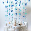 4M Paper Star Round Garland Banner Adult Birthday Party Decorations Kids Boy Girl Baby Shower Hanging Curtain DIY Wedding Decor