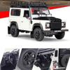 Welly Land Rover Defender Legierungsautomodell im Maßstab 1:24, Druckguss-Metallspielzeugfahrzeuge, Automodell, hohe Simulationskollektion, Kindergeschenke