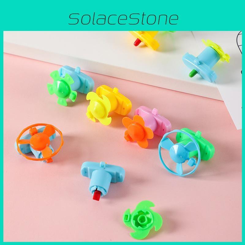 Gyroscope Plastic Spin Toy Set For Kids Collectible Toys Classroom Giving Gift