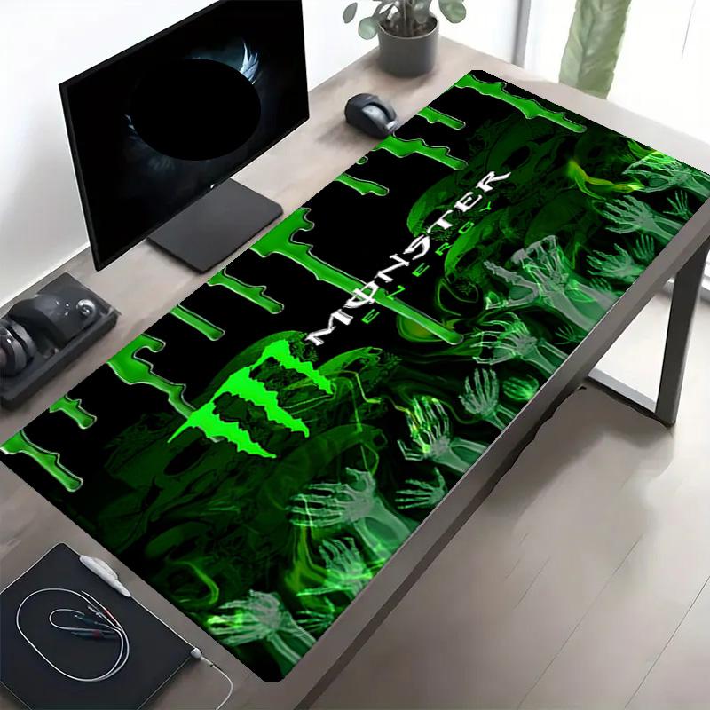 Podložka pod myš s potiskem Monster Energy, Protiskluzová podložka na plochu pro klávesnici, pro PC Laptop Herní Pracovní Denní Použití, Skvělý Festivalový Narozeninový Dárek