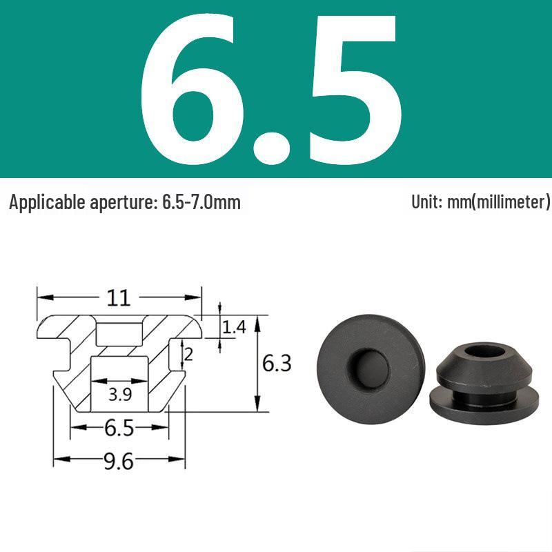 High-Temp Resistant Silicone Rubber Stopper with Card Slot Sealing Cap