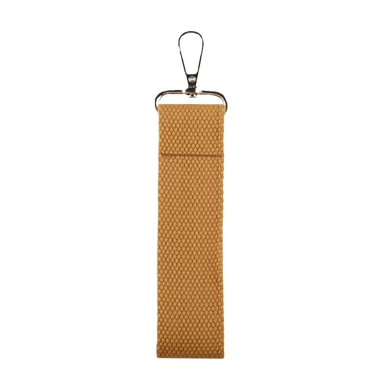 Korean Ins Style Macaron Color Handmade Name Tag Anti-Lost Keychain Strap