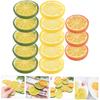 Alipis 13pcs Imitation Lemon Slice Home Decor Lemons Plastic Ornaments Artificial Lemon Slices Artificial Lemon Model Mini Basket Lifelike Lemon