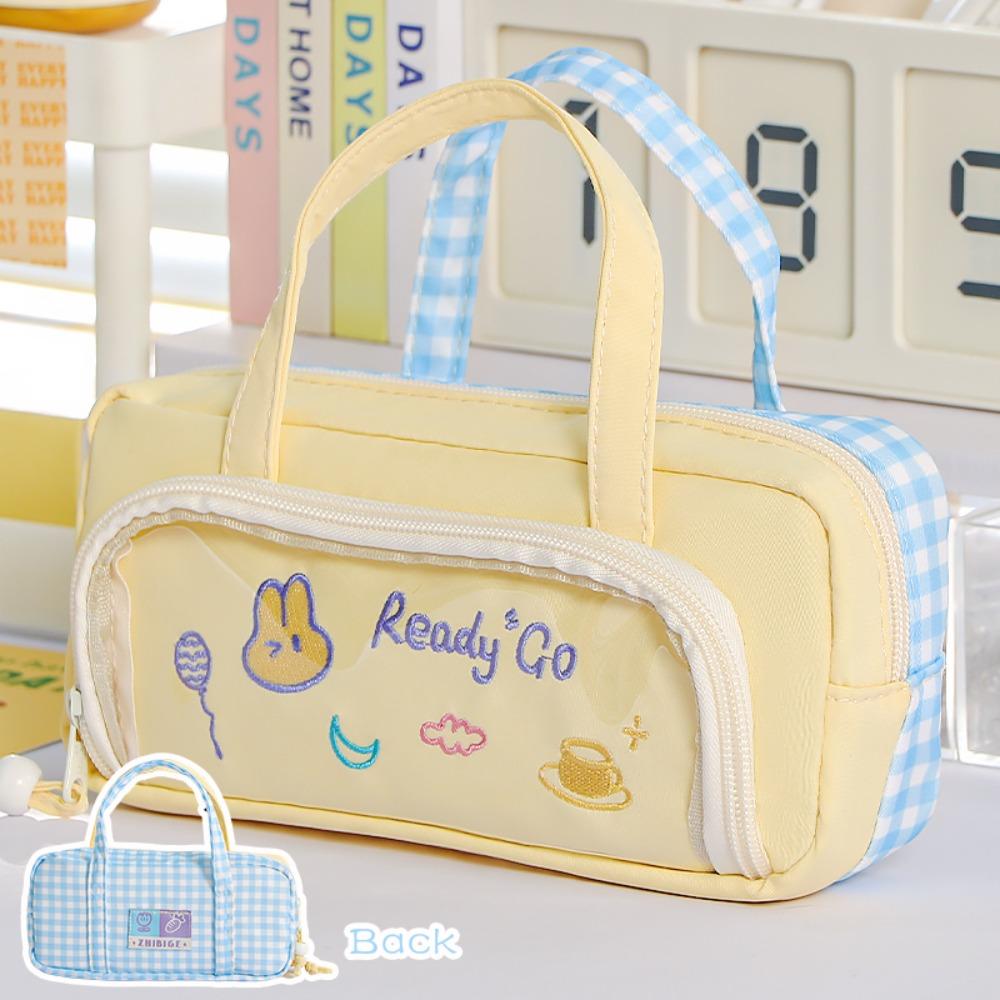 

Multi-layer Pencil Case Double Sided Pattern Design Stationery Bag Portable Pen Box Gift 01