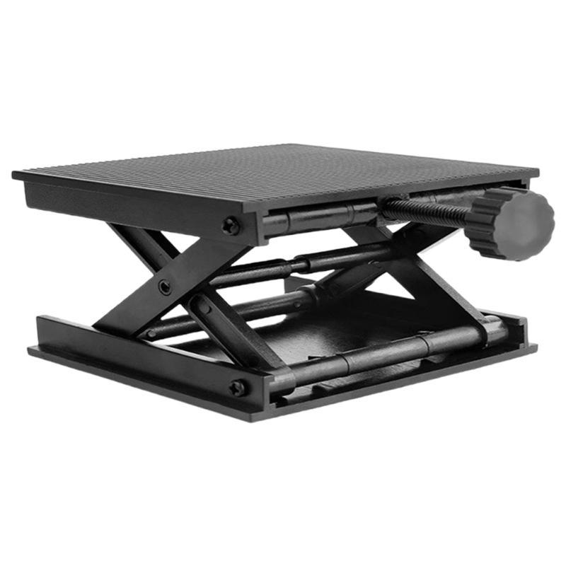 Lift Table Lab Plate Jacks Scissor Stand Platform Router Workbenches Table Woodworking Lift Laboratory Tool