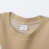 Champion Casual Long Sleeve Crew Neck Relax Graphic Logo Men's Sweatshirt, 100% Cotton, Fit, Print, Beige, C3-B010