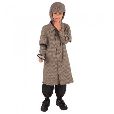 Boys Long Detective Coat Costume