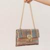 Women Straw Woven Handbag Versatile Beach Handbag Simple Clutch Envelope Purse Female Chain Crossbody Shoulder Bag MIT