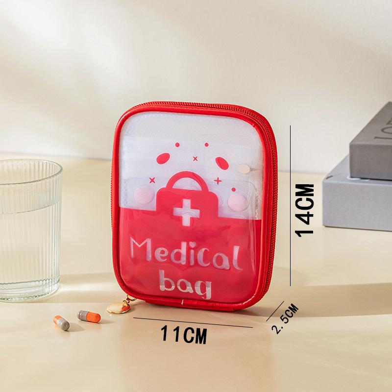 Foldable Large-Capacity Medicine Box: Dustproof & Moisture-Proof First Aid Travel Storage Bag