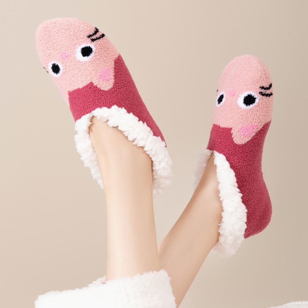Winter Warm Thermal Socks Soft Slipper Socks New Home Sleeping Socks  Home