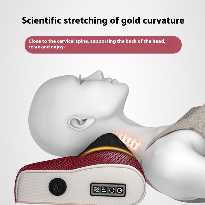 Massage Pillow Cervical Massager Neck Waist Multifunctional Electric Pillow Back Home Massage