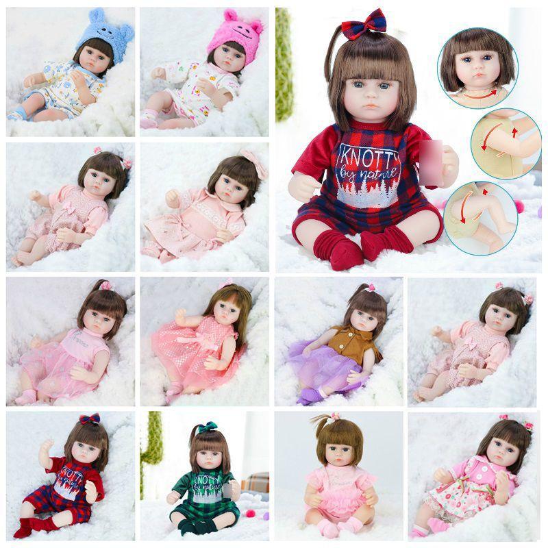Adorable Reborn Baby Doll 42cm Lifelike Toddler Toy For Girls Ideal Gift
