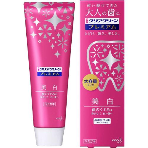 Clear Clean Premium Whitening Toothpaste, 160g, High Fluoride 1450ppm, Pearl Mint