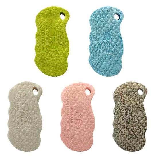 1/5Pcs Reusable Bath Scrubber Efficient Exfoliating Sponge Universal Compatibility All Skin Types Dead Skin Remover