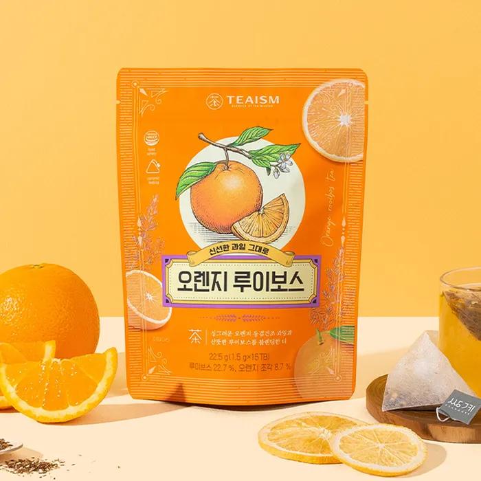 

Фруктово-травяной чай Апельсиновый ройбуш 15 чайных пакетиков