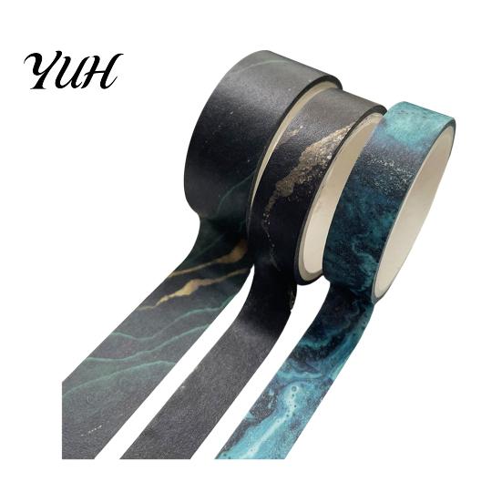 Creative Washi Tape 3 Rolls Set, Decorative Stickers, Aesthetic Tapes for Moderate Width Scrapbooking Supplies, Journaling Junk Journal, Wrapping