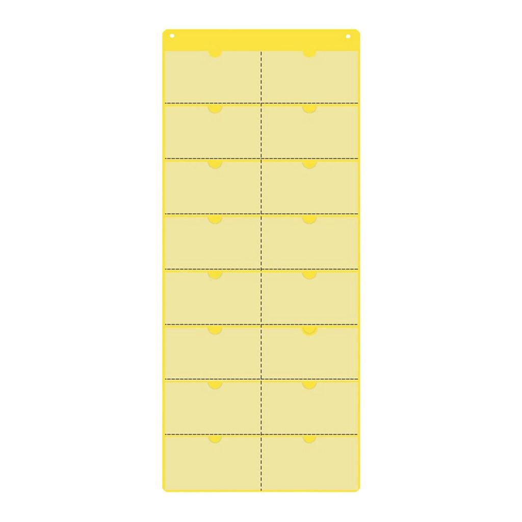 Classroom Calendar Pocket Chart Blank Monthly Calendar Index Card Holder Space Saving Versatile Wall Organizer for Teacher