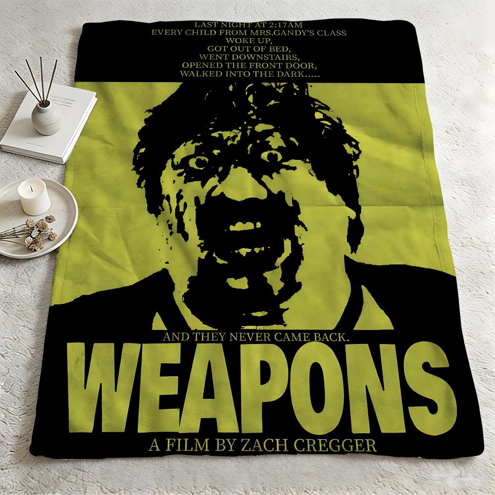 weapon W-Weapons-s Throw Warm Soft Flannel Blanket, Multi-use for Sofa Bed Camping Travel Nap
