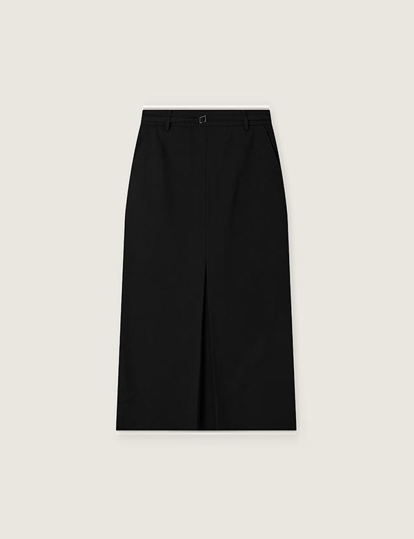 Roem Belted H-Line Long Skirt_Rmwhg12Rt2