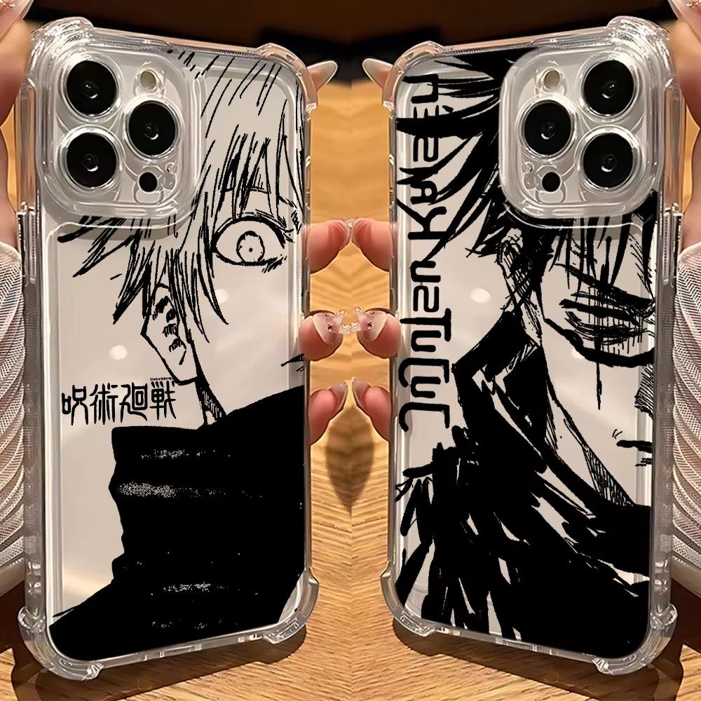 Anime Jujutsu Kaisen Gojo Pouzdro na telefon Pro iPhone 17 Air 16 e 15 14 13 12 11 Pro Max Plus Mini SE 2020 2022 Nárazuvzdorné pouzdro