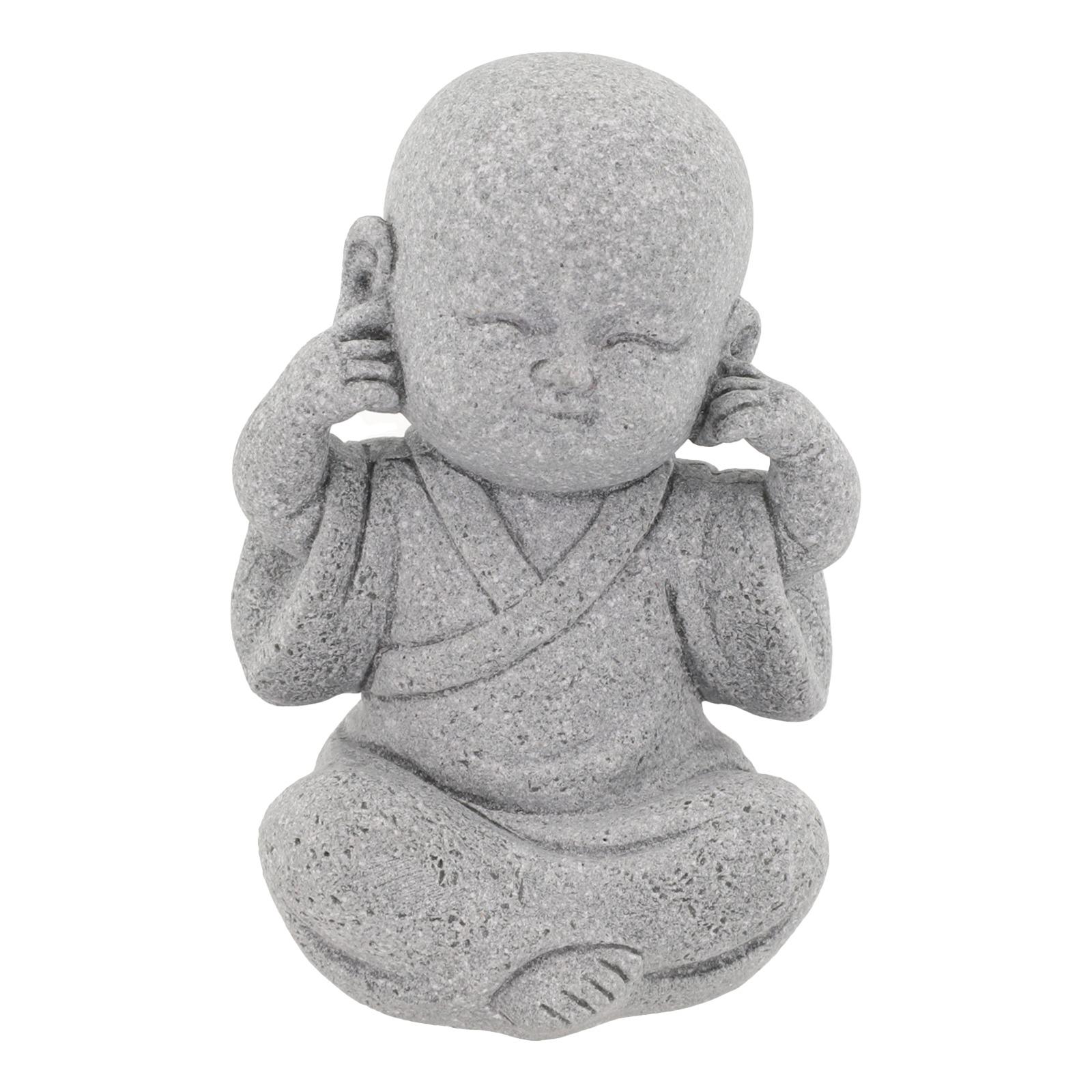 Baby Buddha Statue Adorable Buddha Living Room Tabletops Fade-resistant Great Material Resin Material Stunning Design