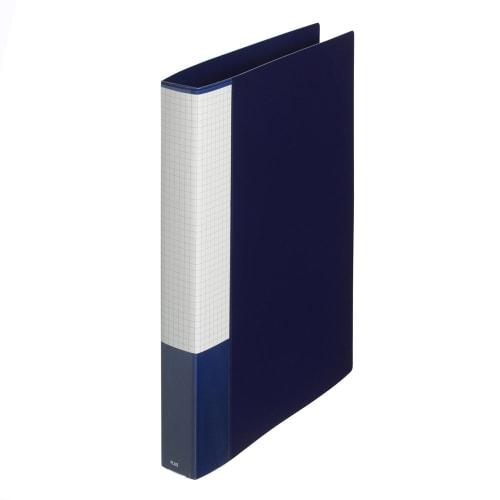 Plus 2 Ring File Super Economy FC-101RF A4-S Vertical Navy 83-011