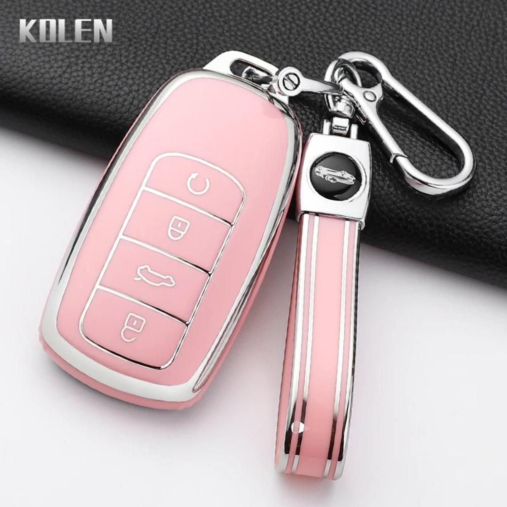Fashion TPU Car Smart Key Case Cover for Chery Tiggo 8 Pro Tiggo 8plus New 5 Plus 7pro Chery Tiggo 7 Pro Max Omoda 5 C5 Keychain