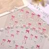 5D Relief Bowknot Nail Stickers Adhesive Gel Polish Decals Manicure Ribbon Bow Tie for DIY Nail Art Decoration And Salon Use