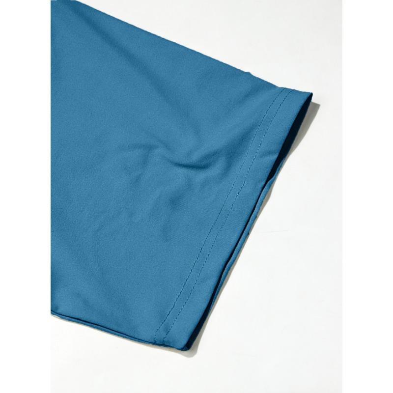 Men Plus Size Solid Color Casual Short Sleeve T Shirt