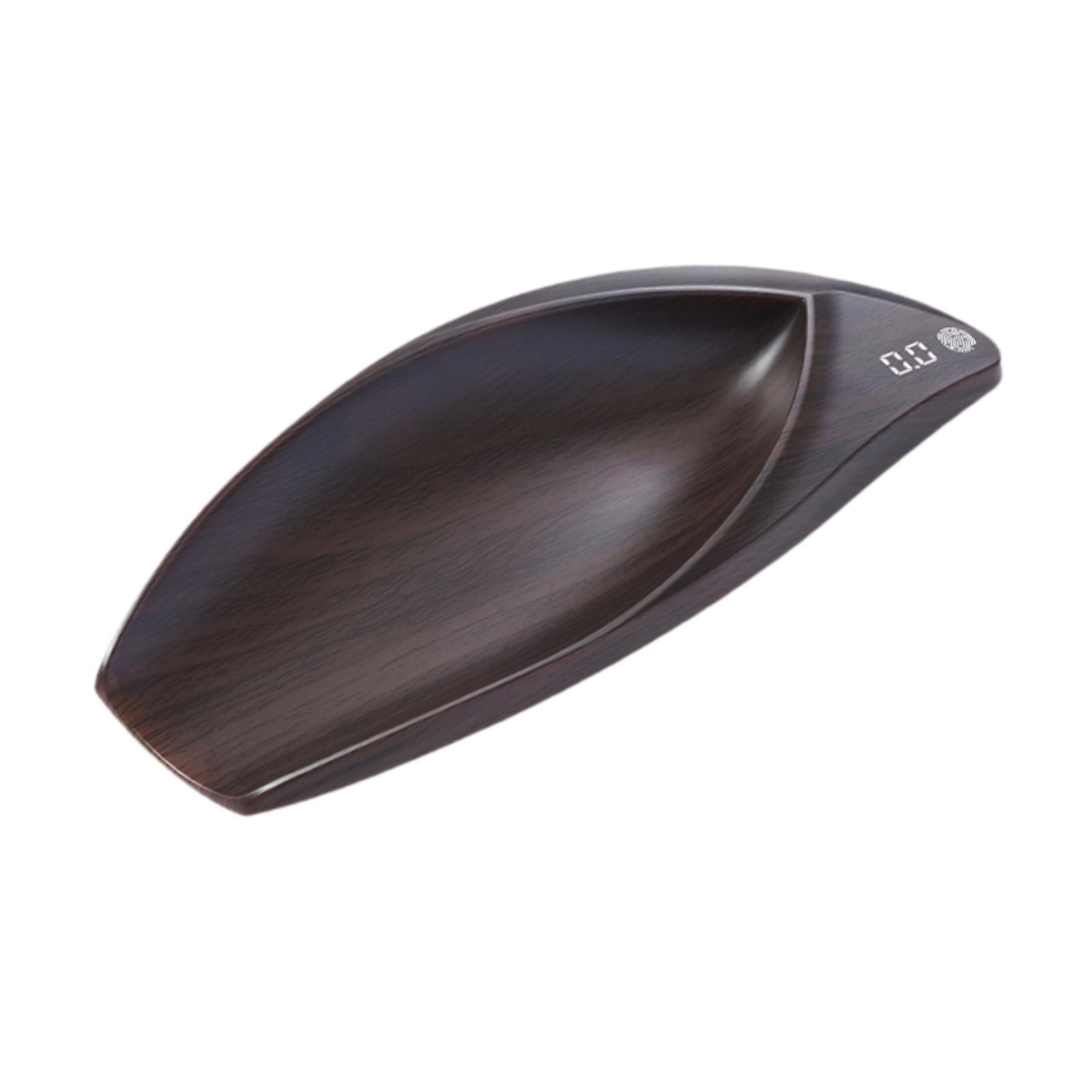 

Электронные кофейные весы Мини бытовой инструмент для выпечки и взвешивания Кухонные легкие темно-коричневого