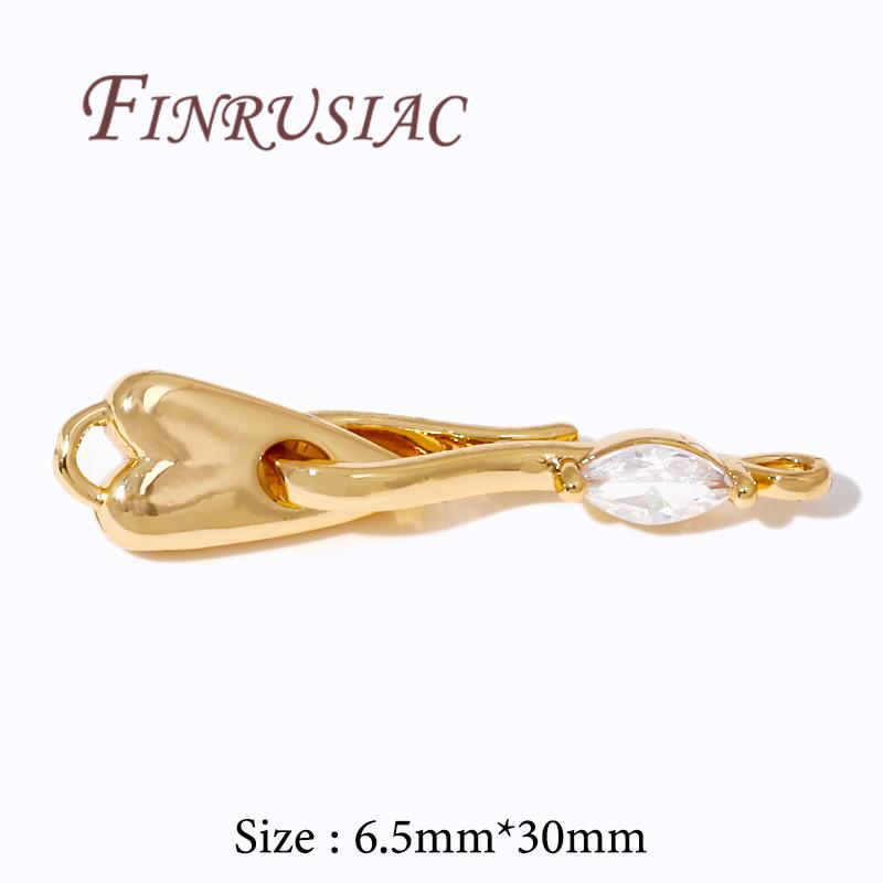 

18K Gold Plated Connectors For Jewelry Clasps,Fasteners For Bracelets Accessories,DIY Jewelry Making Supplies,Necklace Clasp 1 piece