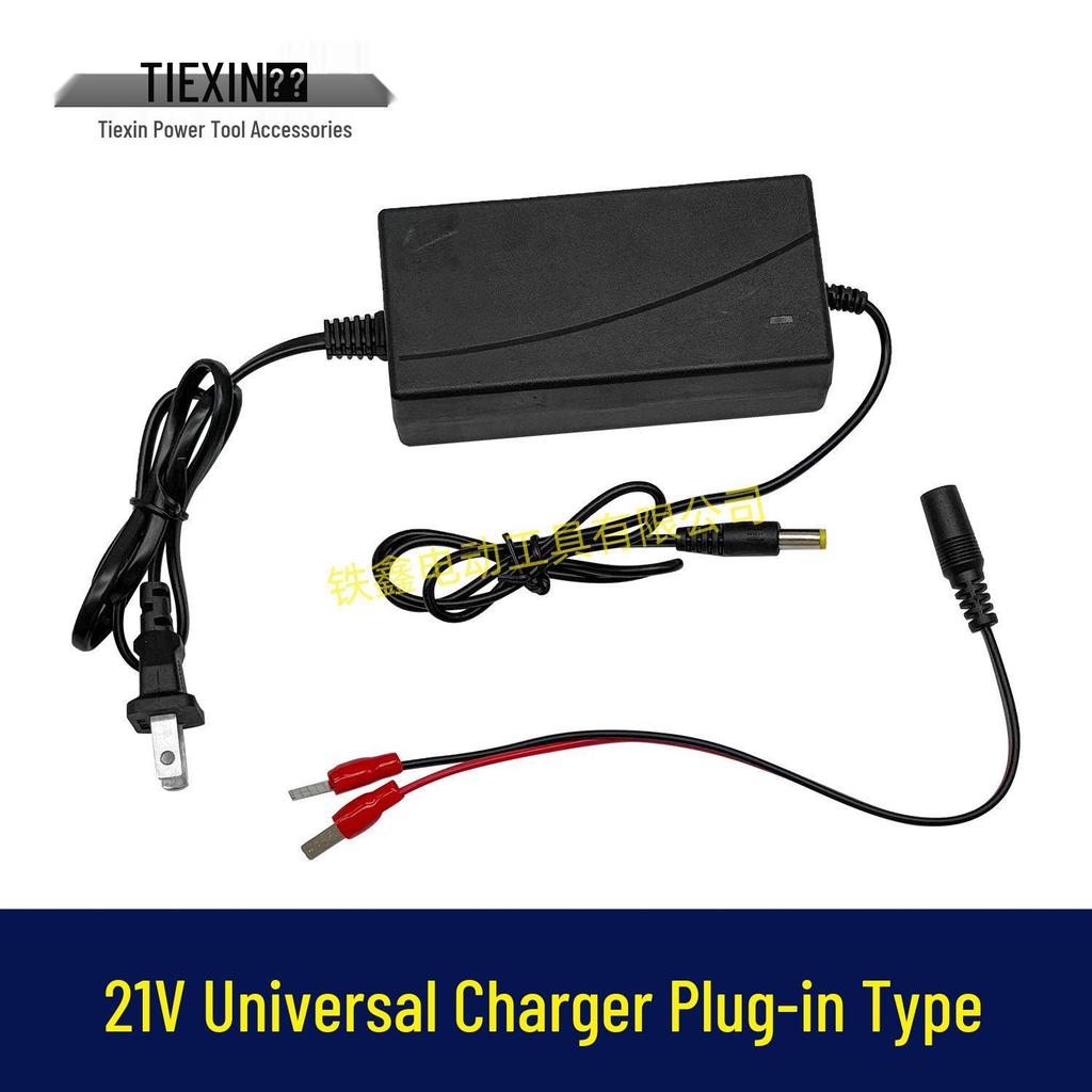 21V/24V Universal Lithium Battery Charger with Overload Protection, Insert Type 08024