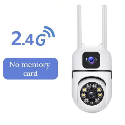 Wireless HD Smart Indoor Camera with Night Vision and 1080P, Cross-Border Monitoring Binocular Design.
