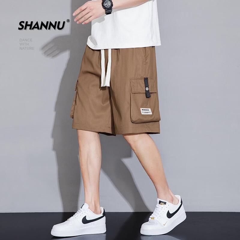 SHANNU Men s Summer Loose Cargo Shorts 6XL