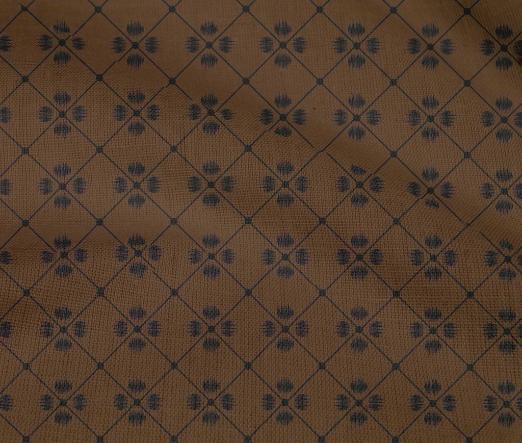 oneOone Cotton Flex Fabric Geometric Ikat Print Sewing Fabric BTY 40 Inch