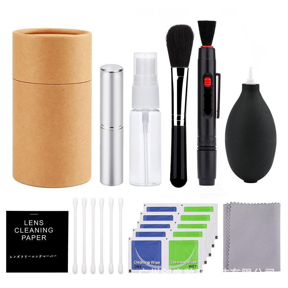 19pcs Camera Cleaner Kit DSLR Lens Digital Camera Cleaning Cloth Kits Cleaner Lens Accessories for Mobile PC