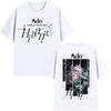 Springsummer Japanese Ado Hibana WORLD TOUR New TShirts Men Women Clothing Gothic Fashion Short Sleeve Pure Cotton Printed Top