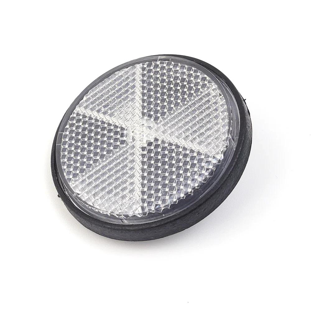 Reflector circular pentru motocicletă, vehicul electric, bicicletă, impermeabil, rezistent la praf, reflector de avertizare nocturnă, fixare cu șurub hexagonal de 6 mm