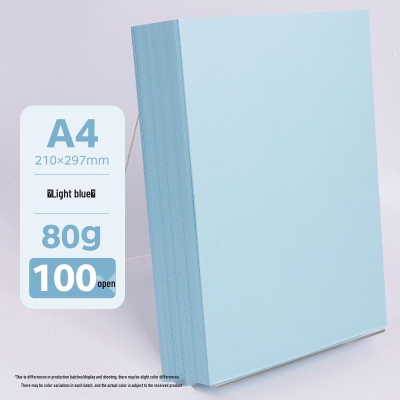 A4 Assorted Color Thickened Origami Paper 80g/120g/150g - Pink, Red, Blue