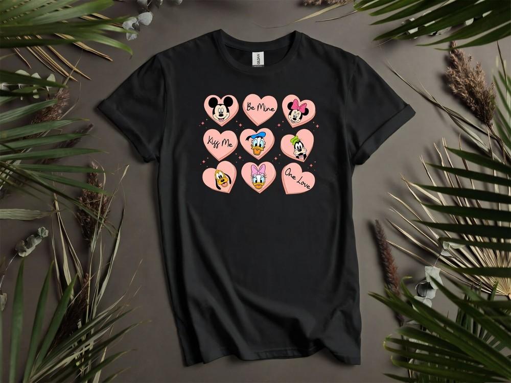 Disneyland Valentines Hearts Candy Cute Hoodie Tshirt Men Women Unisex AD644